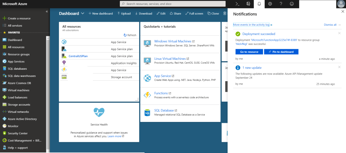 Azure Function Deployment