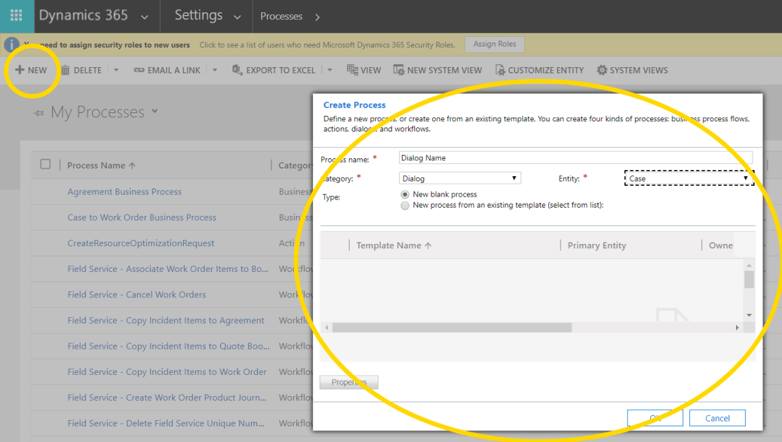 Dynamics 365 Dialog Processs 1
