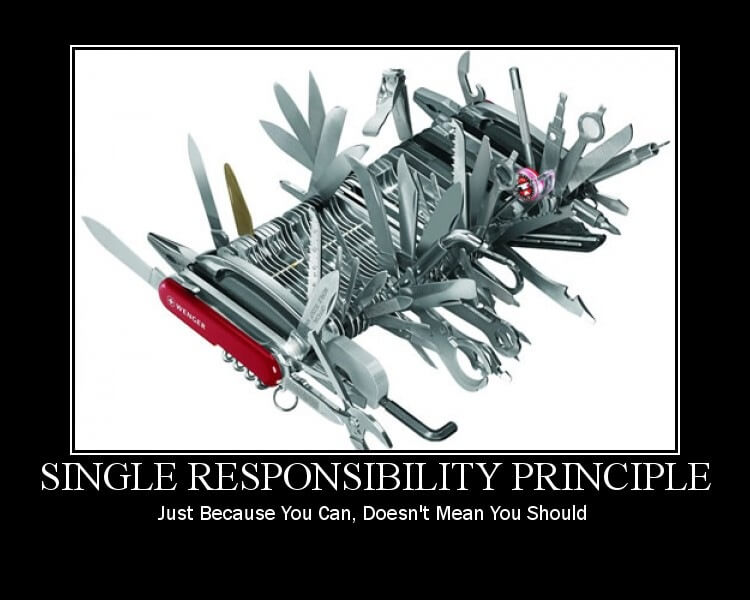 single responsibility principle