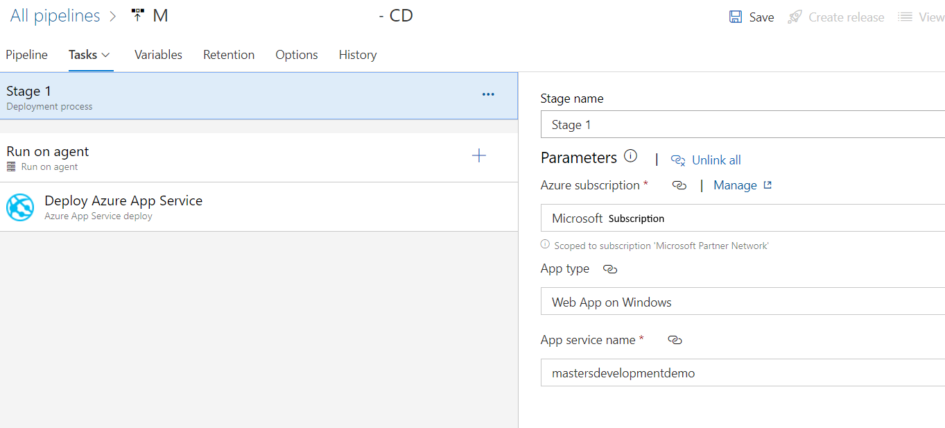 Azure DevOps Configure Stage